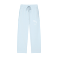 Solid Color Straight-Leg Sweatpants